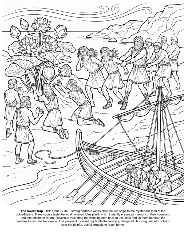 The Odyssey: the Coloring Book coloring page preview