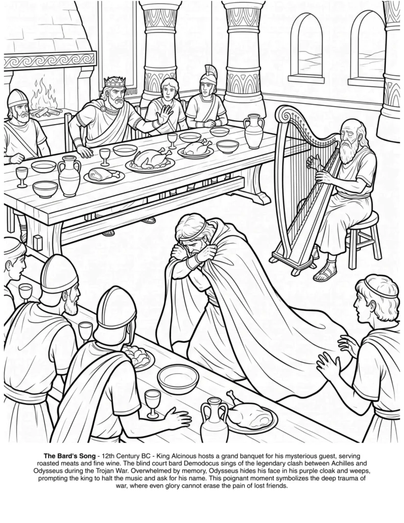 The Odyssey: the Coloring Book coloring page preview