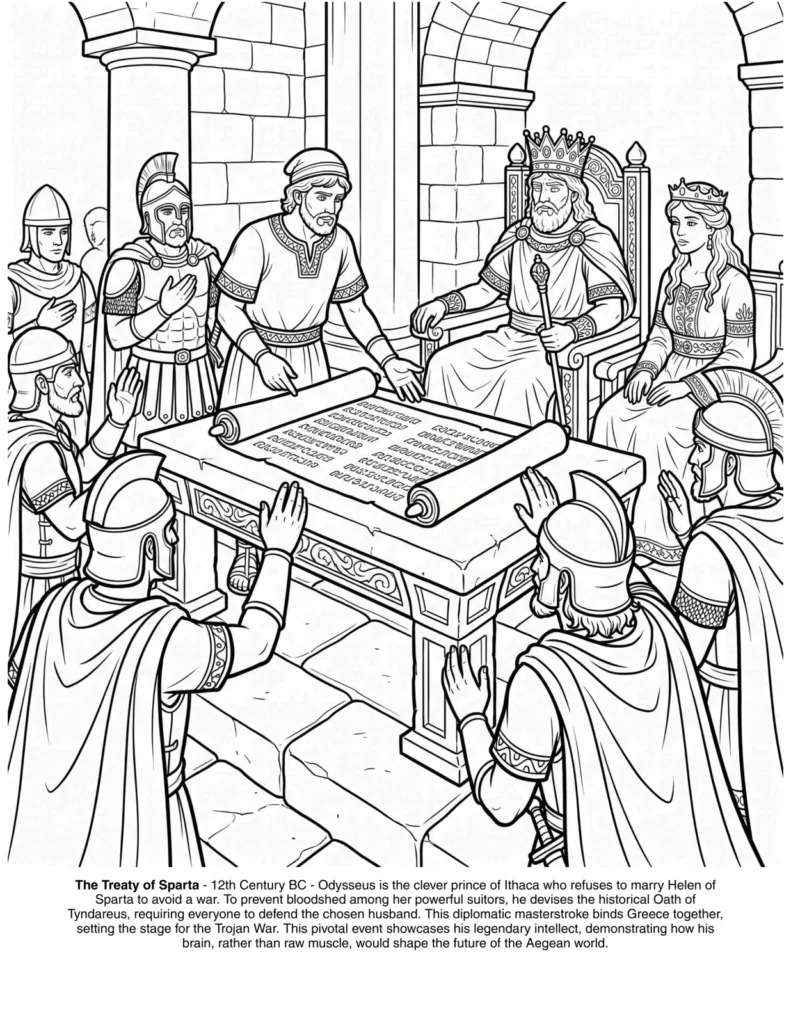The Odyssey: the Coloring Book coloring page preview