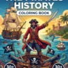 The Pirates History coloring book front cover