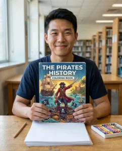 Printed Book — The Pirates History: the Coloring Book