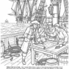 Page 20 of the The Pirates History coloring book