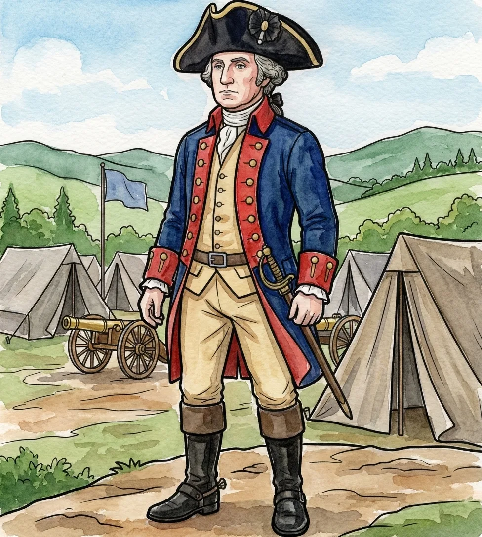 Watercolor Painting — The Revolution War: the Coloring Book