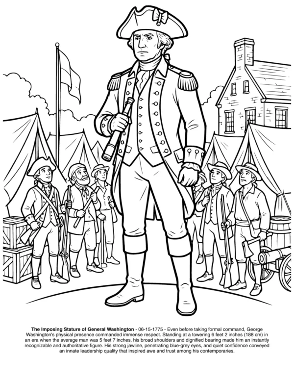 The Revolution War — preview (en) Page 20 of the The Revolution War coloring book