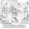 Page 20 du livre de coloriage Toutankhamon