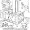 Page 5 du livre de coloriage Toutankhamon