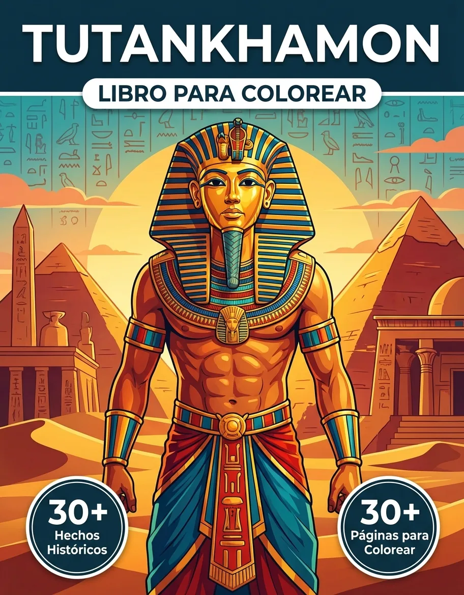 Tutankamun: el Libro de Colorear