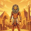 Tutankhamun coloring book back cover