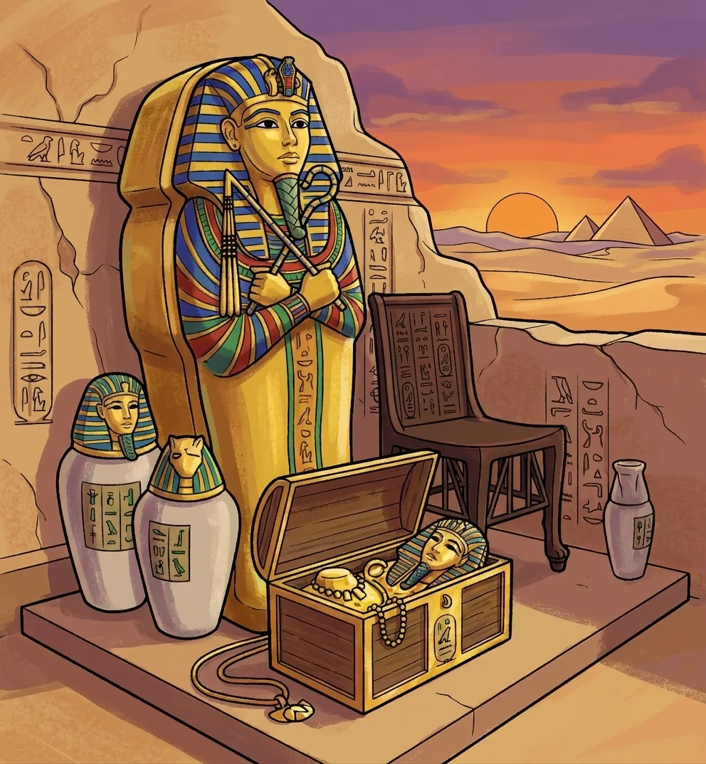 Digital Art — Tutankhamun: the Coloring Book
