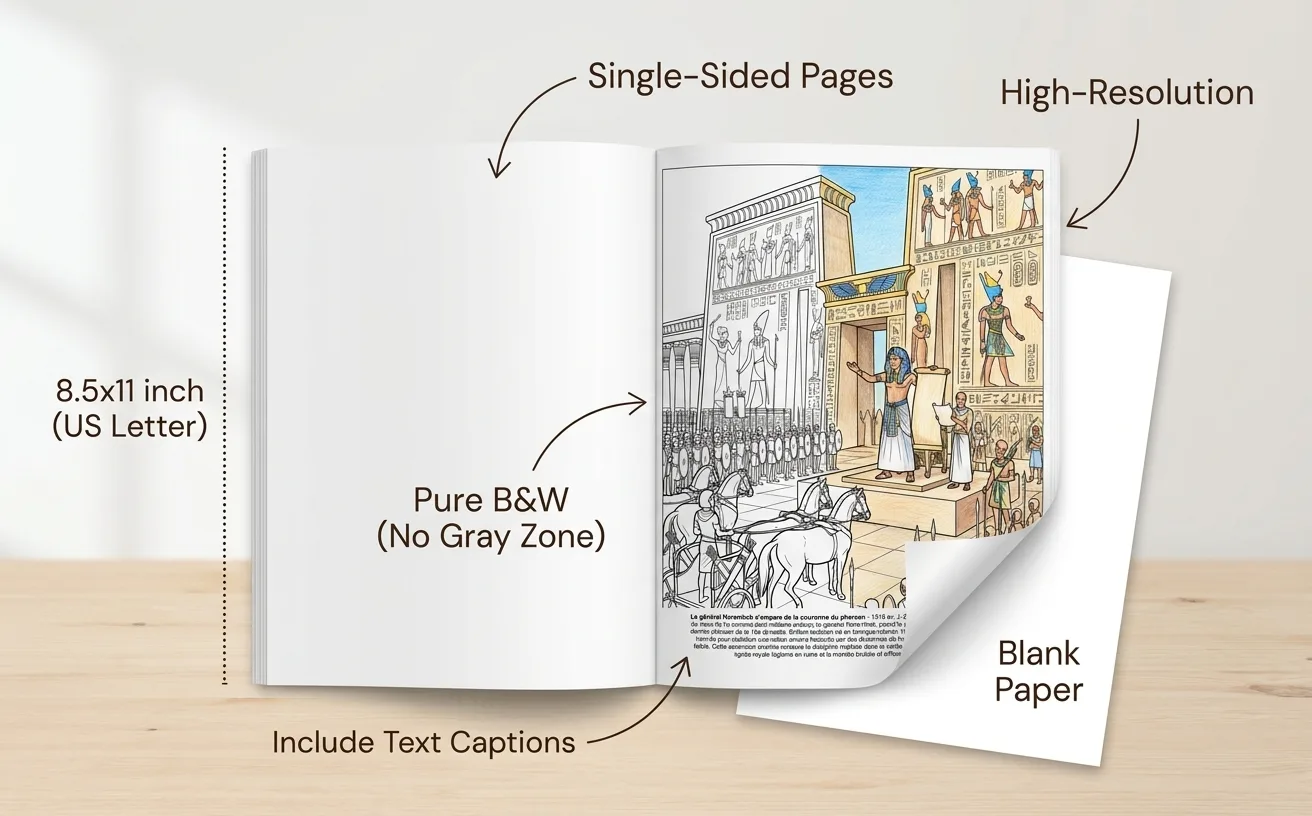 Tutankhamun: the Coloring Book — Printed Paperback