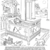 Page 5 of the Tutankhamun coloring book