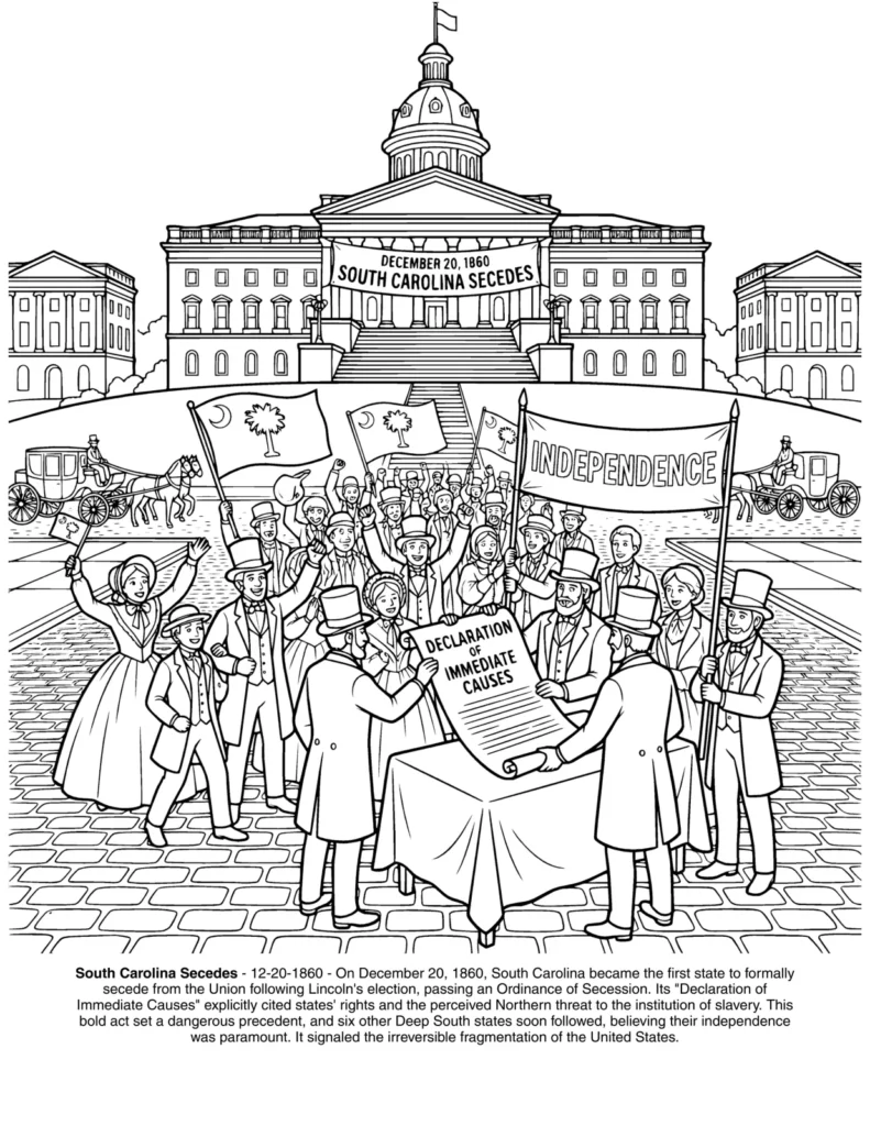 War of the Rebellion: the Coloring Book coloring page preview