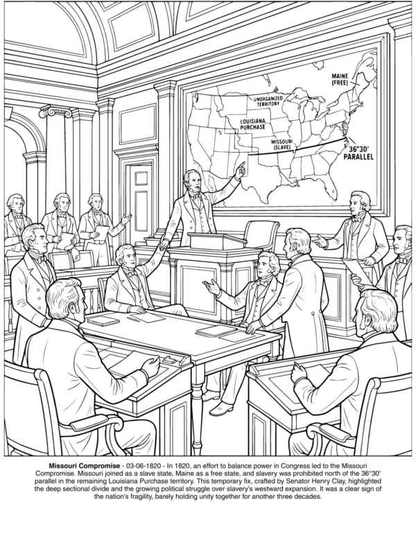 Page 5 of the War of the Rebellion coloring book
