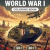 First World War coloring book front cover