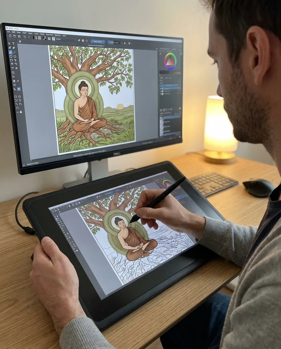 Enfin un livre de coloriage qui raconte une vraie histoire
