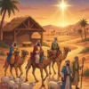 Quatrieme de couverture du livre de coloriage L'Histoire de la Nativité de Noël