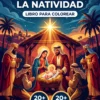 Portada del libro de colorear La Historia de la Natividad