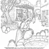 Pagina 6 del libro de colorear La Historia de la Natividad