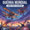 Portada del libro de colorear Primera Guerra Mundial
