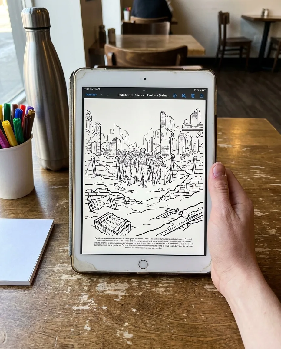 Enfin un livre de coloriage qui raconte une vraie histoire