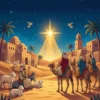 The Christmas Nativity Story coloring book back cover
