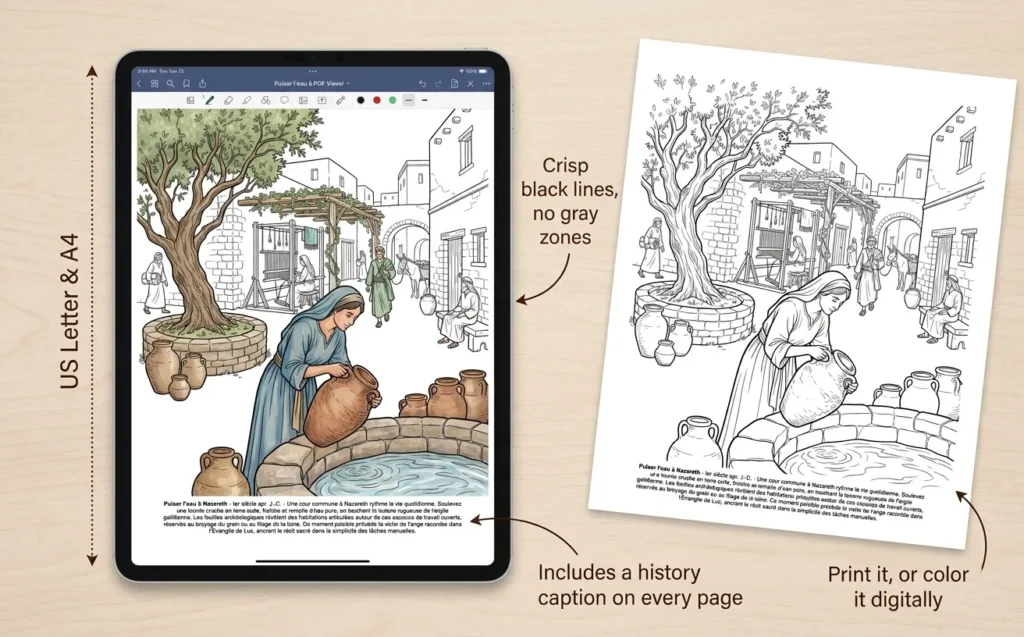 The Christmas Nativity Story: the Coloring Book, Unlimited PDF