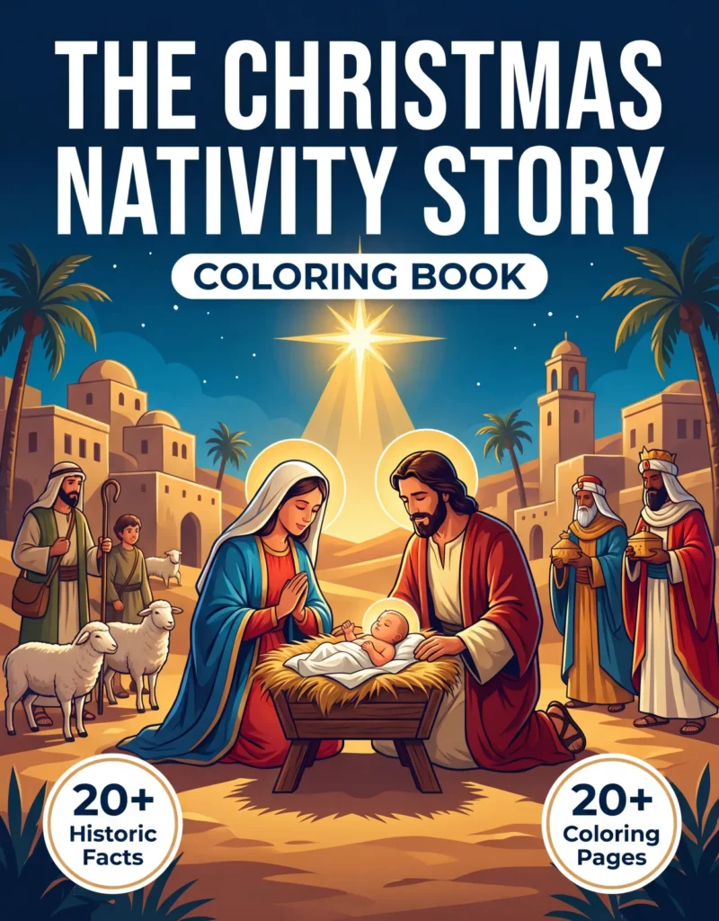 The Christmas Nativity Story: the Coloring Book