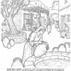 Page 6 of the The Christmas Nativity Story coloring book
