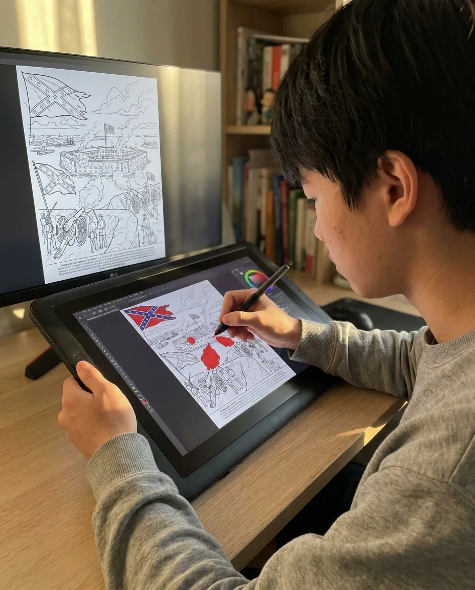 Finally, a coloring book with a purpose