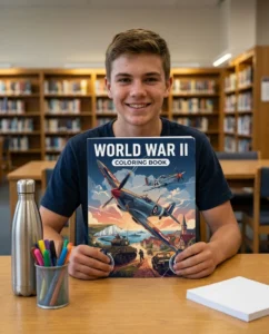Paperback edition, World War II: the Coloring Book