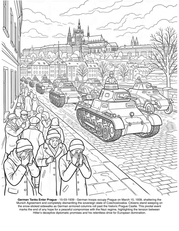 Page 10 of the World War II coloring book