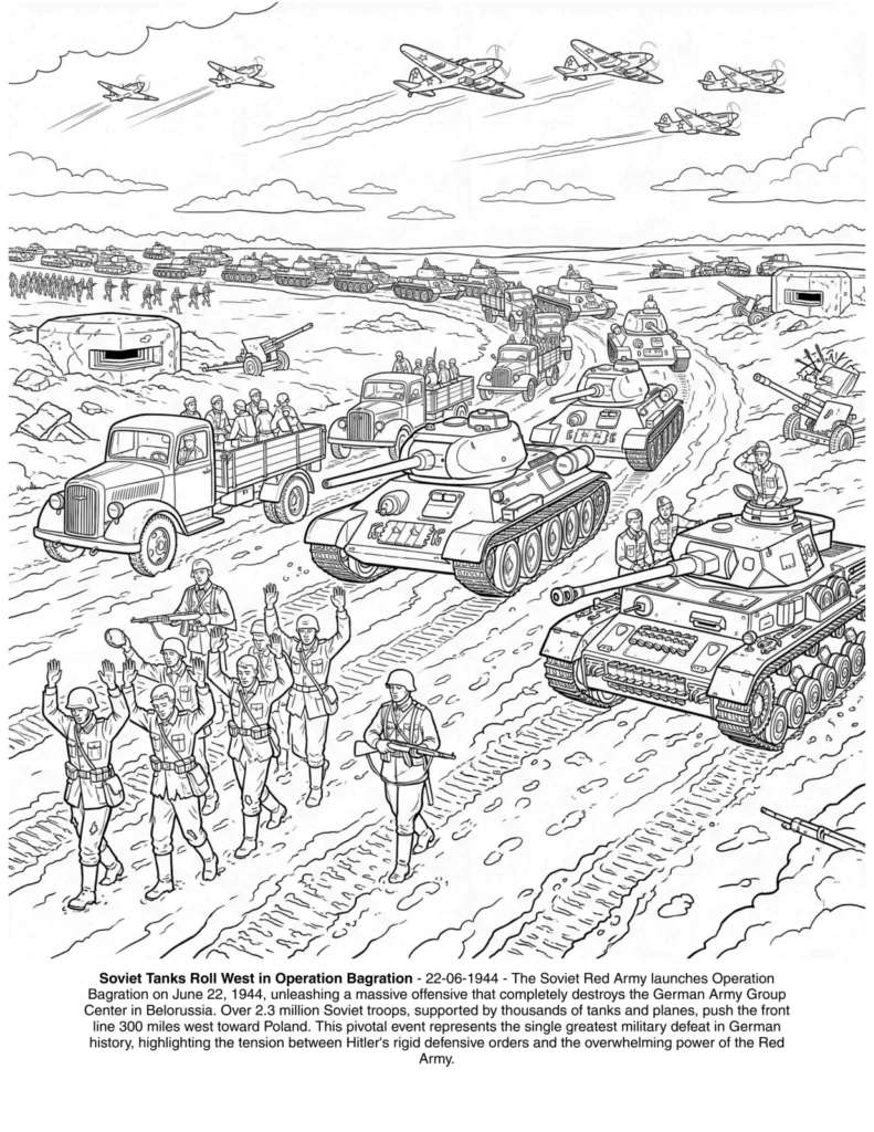 World War II: the Coloring Book